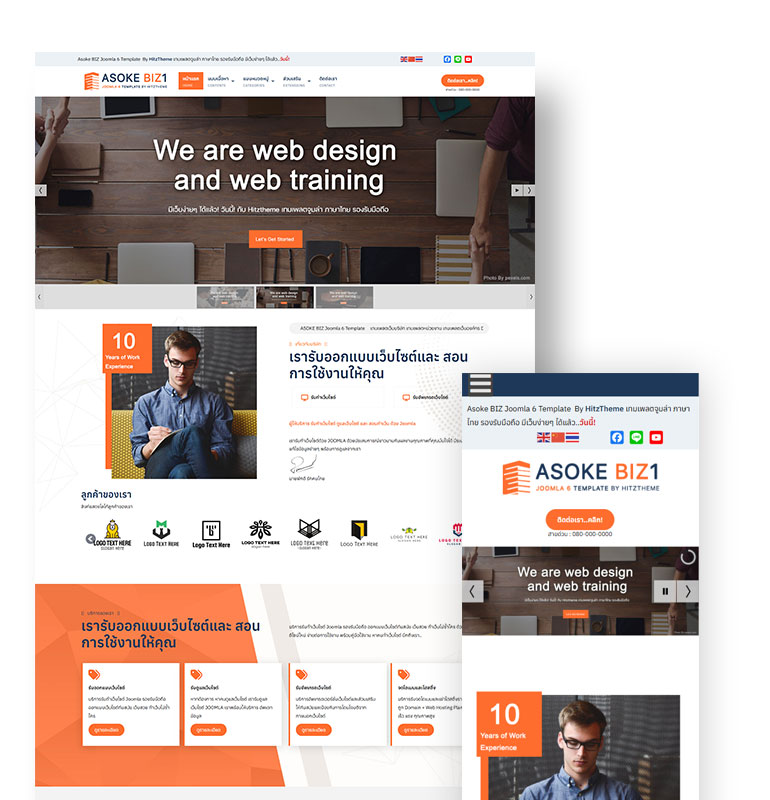 Asoke BIZ1 Joomla 6 Template