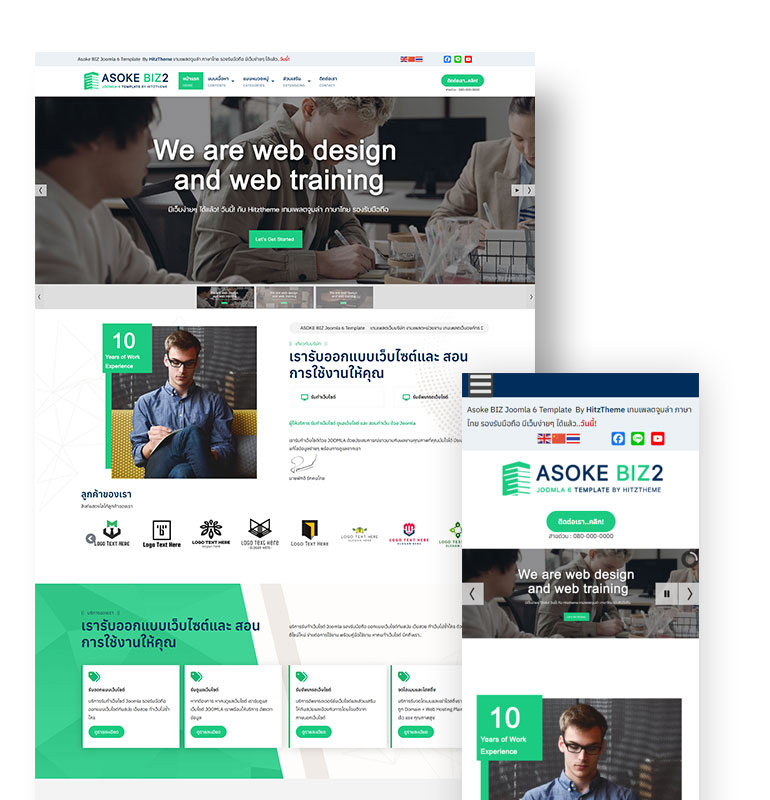 Asoke BIZ2 Joomla 6 Template