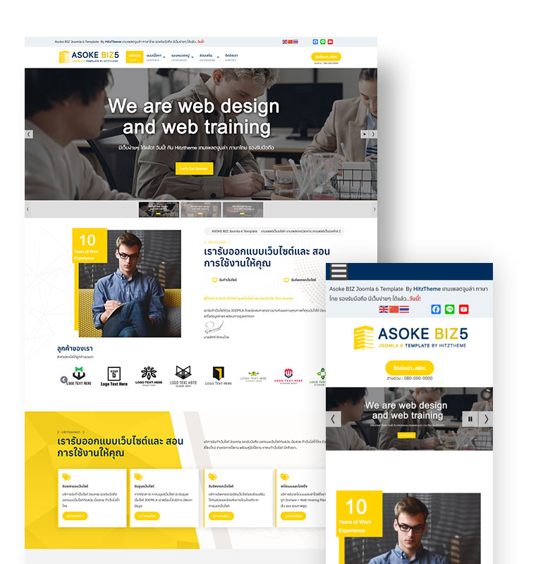 Asoke BIZ1 Joomla 6 Template
