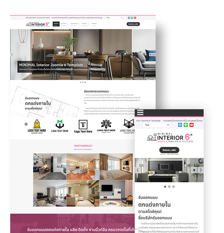  Minimal Interior Joomla 6 Template
