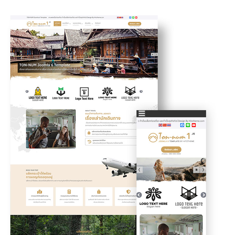 Ton-Num Joomla 6 Template