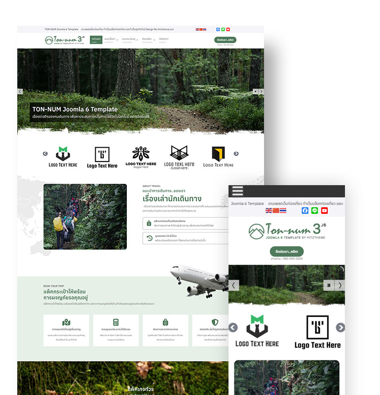 Ton-Num Joomla 6 Template