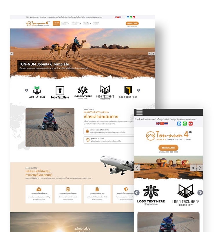 Ton-Num Joomla 6 Template