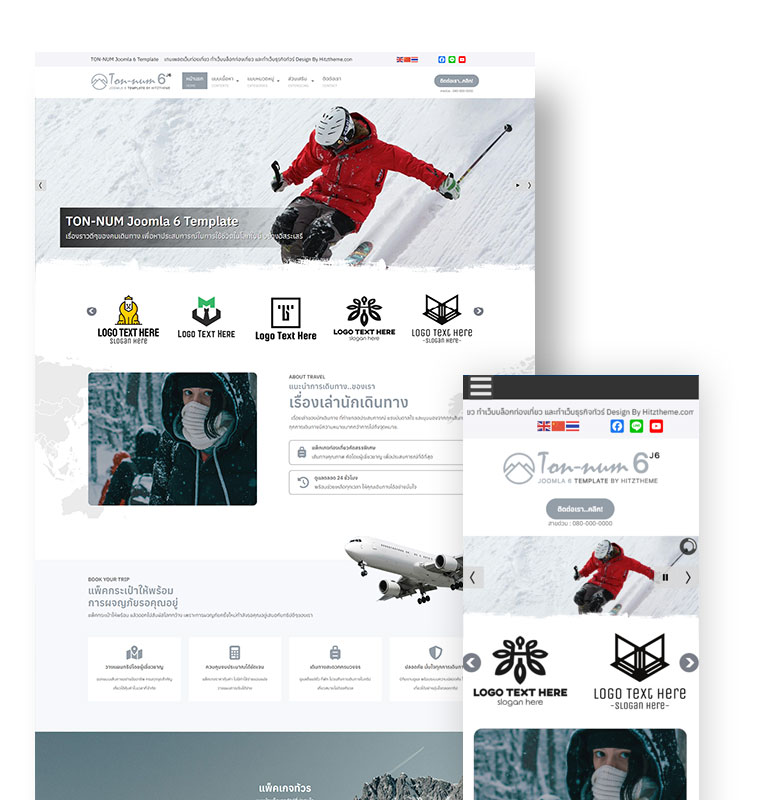 Ton-Num Joomla 6 Template